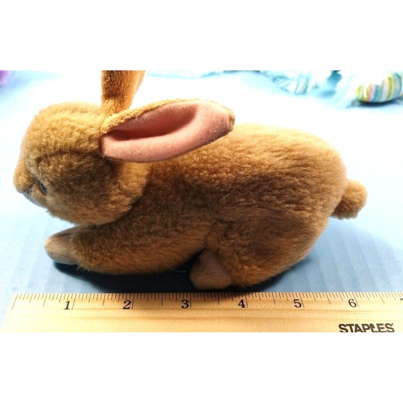 8 Little Plush Easter Bunny Rabbits Russ Berrie TY Burton Tom Toms Walmart GB - Picture 7 of 11